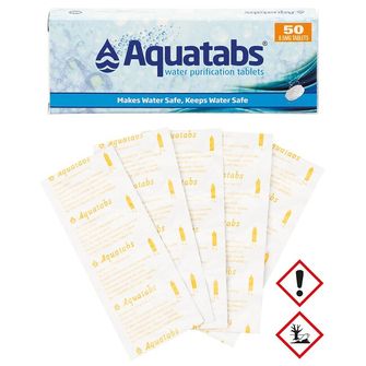 MFH vízfertőtlenítés Medentech Aquatabs, 50 tabletta
