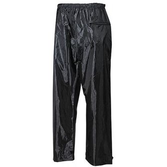 MFH vízálló nadrág poliészter és PVC fekete