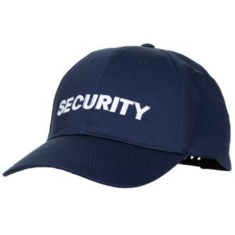 MFH Sapka - állítható méretű, Security hímzéssel, kék színű