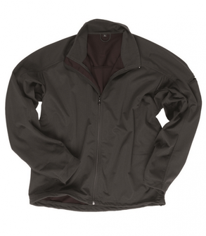 Mil-Tec lite SoftShell kabát 3-rétegű könnyű fekete