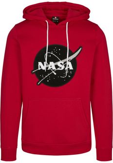 NASA Southpole Insignia Logo férfi kapucnis pulóver, piros