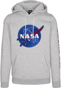 NASA Southpole Insignia Logo férfi kapucnis pulóver, szürke