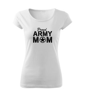 DRAGOWA női póló army mom, fehér 150g/m2