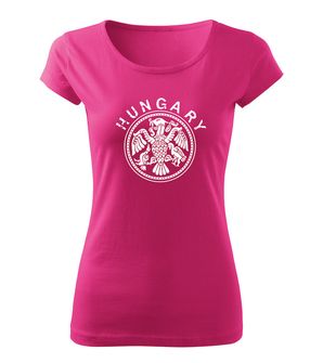 DRAGOWA női rövid ujjú trikó magyar, rózsaszín 150g/m2