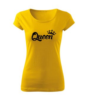 DRAGOWA női póló queen sárga 150g/m2