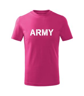 DRAGOWA Gyerek rövid ujjú póló Army, rózsaszín