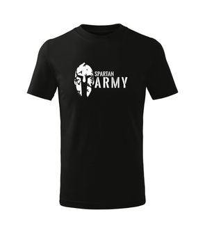 DRAGOWA Gyerek rövid ujjú póló Spartan army, fekete