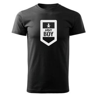 DRAGOWA rövid póló army boy, fekete 160g/m2