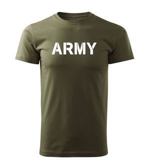 DRAGOWA rövid póló Army, oliva 160g/m2