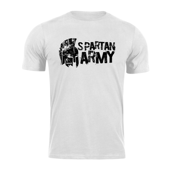 DRAGOWA rövid póló spartan army Aristón, fehér 160g/m2
