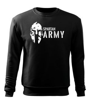 DRAGOWA férfi pulóver spartan army, fekete 300g/m2