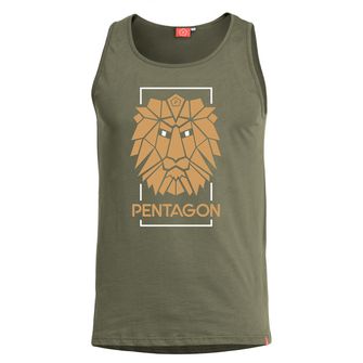 Pentagon Astir Lion póló, olivazöld