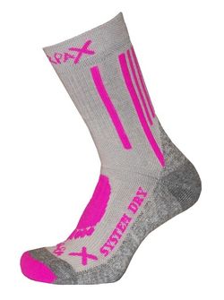 SherpaX /Apasox Everest zokni, rózsaszín