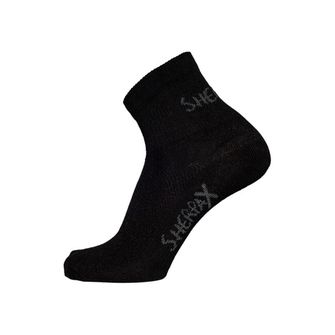 SherpaX /Apasox Olympus vékony zokni, fekete