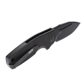 SOG STOUT SJ Clip Point záró kés (fekete)
