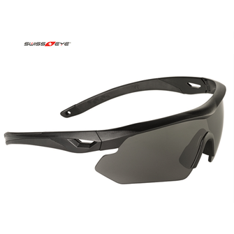Swiss Eye® Nighthawk taktikai védőszemüveg, fekete