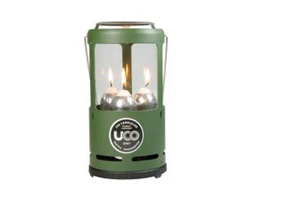UCO Hordozható lámpa 3 gyertyához, zöld