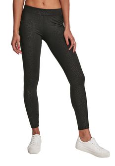 Urban Classics női Pattern leggings, fekete