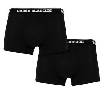 Urban Classics férfi boxeralsó, 2-PACK, fekete