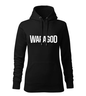 WARAGOD kapucnis női pulóver FASTMERCH, fekete 320g / m2