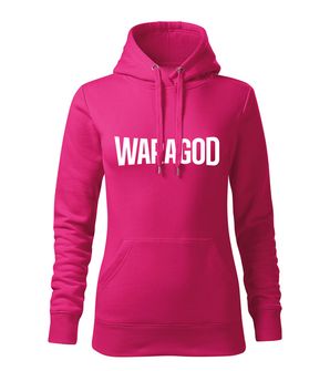 WARAGOD kapucnis női pulóver FASTMERCH, rózsaszín 320g / m2