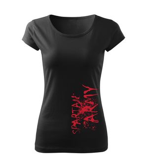 DRAGOWA női póló RedWar, fekete 150g/m2