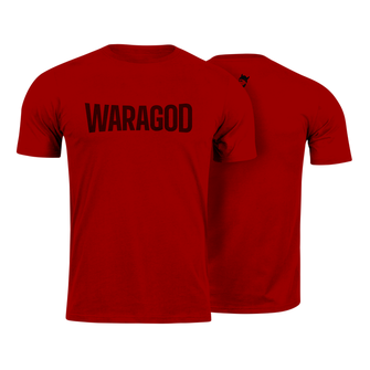 Waragod rövid póló FastMERCH, piros 160g/m2