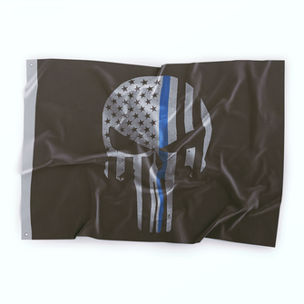 WARAGOD zászló - American Punisher Skull - 150x90 cm