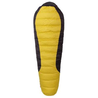 Warmpeace Hálózsák VIKING 1200 180 cm R, sárga/szürke/fekete